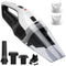 Handheld Vacuum Cordless, Holife 6KPA Hand Vacuum Cleaner Rechargeable Hand Vac, 14.8V Lithium with Quick Charge, Lightweight Wet Dry Vacuum for Home Pet Hair Car Cleaning (Upgraded Version)