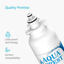 AQUACREST ADQ73613401 Refrigerator Water Filter, NSF 53&42 Certified to Reduce 99% of Lead, Cyst & More, Compatible with LG LT800P, ADQ73613402, Kenmore 9490, 46-9490 (Pack of 3)