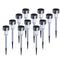 Solar Lights Outdoor - Solar Powered Pathway Lights , Stainless Steel Landscape Light For Lawn,Patio,Yard,Walkway,Driveway ( 12 PACK )