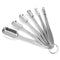 13-piece Measuring Cups and Spoons Set, 18/8 Stainless Steel Heavy Duty Good Grips with Ring Connector