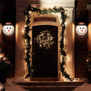 2 Pack Christmas Snowman Porch Light Covers Christmas Holiday Decoration for Outdoor Wall 12"x9.5"x6"