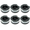LBK 0.065" Spool for BLACK+DECKER String Trimmers ( Replacement Autofeed Spool) , compatible with BLACK+DECKER AF-100 , 6-Pack