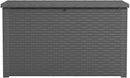 Keter Java XXL 230 Gallon Outdoor Storage Deck Box, Grey