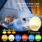 Wake Up Light Alarm Clock, Burbupps Kids Night Light Compatible with Alexa & Google Home, 7 Colored Sunrise Simulation and Sunset Fading, Dual Alarm Clock with FM Radio, USB Charge Port by Burbupps