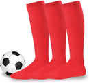 Soxnet Acrylic Unisex Soccer Sports Team Cushion Socks 3 Pack