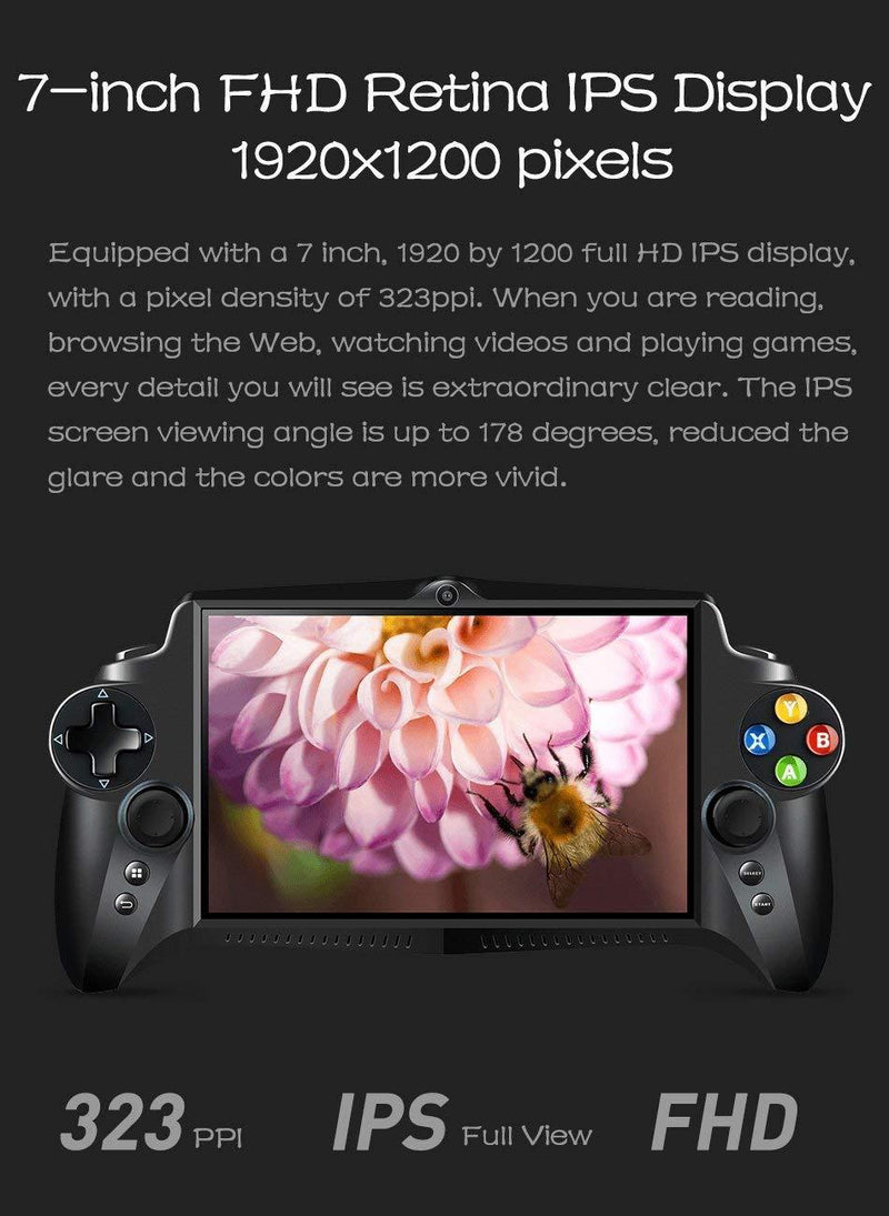 New JXD S192K 7 inch IPS screen 4GB+64GB quad core tablet pc gamepad android game console 10000mAh battery bluetooth support Google Store andriod game/pc game/18 simulators game support button mapping