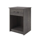 Ameriwood Home Core Nightstand, Black Oak