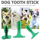 NidaNunu Dog Toothbrush Stick-Dog Tooth Brushing Stick for Dogs Oral Care Dental Care Natural Rubber Non-toxic Dog Pet Chew Toys