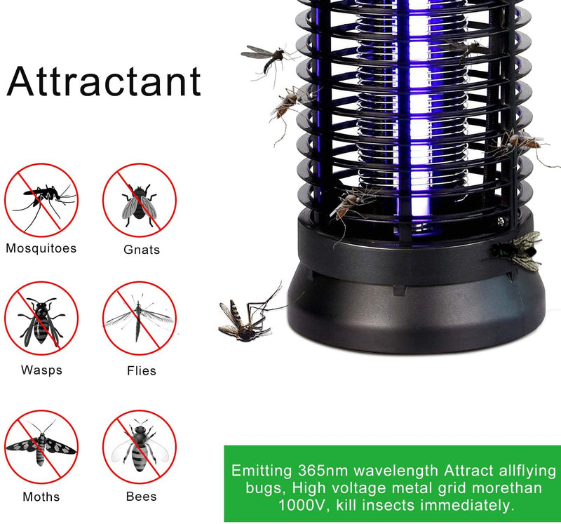 Nozkito Loytio Bug Zapper, Electric Mosquito Killer, Fly Insect Trap Indoor, Mosquito Trap for Home, Bedroom, Kitchen, Office