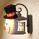 2 Pack Christmas Snowman Porch Light Covers Christmas Holiday Decoration for Outdoor Wall 12"x9.5"x6"