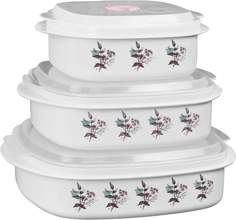 Corelle Coordinates by CulinWare 6-Piece Microwave Cookware, Steamer and Storage Set, Splendor