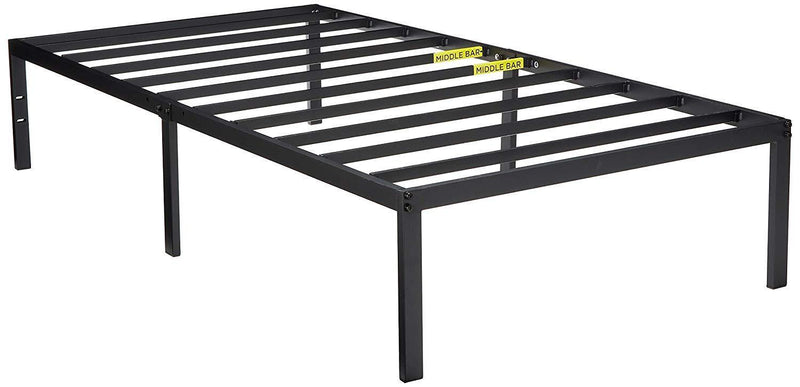 Zinus Van 16 Inch Metal Platform Bed Frame with Steel Slat Support / Mattress Foundation, King