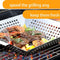 SMAID Vegetable Grill Basket - Large Stainless Steel Veg Grill Basket Works On Gas Wok Or Smoker-BBQ Accessories Stir Fry Grilling Fish, Seafood, Kabob, Pizza, Veggies & Fruit-Outdoor Campfire Use