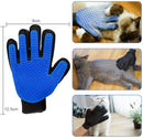 PETINCCN Pet Grooming Glove Gentle Deshedding Brush Bathing Massage Gloves Efficient Pets Hair Remover Mitt Perfect for Dogs & Cats & Horses with Long & Short Fur Enhanced Five Finger Design 1 Pair