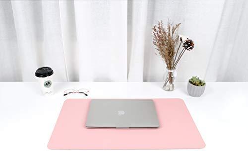 Writing Desk Pad,for Table, YSAGi Anti-Slip Thin Mousepad for Computers,Office Desk Accessories Laptop Waterproof Dual-Sided Desk Protect for Office Decor and Home (Pink, 23.6" x 13.7")