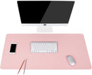 Writing Desk Pad,for Table, YSAGi Anti-Slip Thin Mousepad for Computers,Office Desk Accessories Laptop Waterproof Dual-Sided Desk Protect for Office Decor and Home (Pink, 23.6" x 13.7")