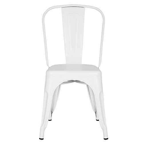 POLY & BARK EM-112-BLK-X4 Trattoria Side Chair in in Black (Set of 4)