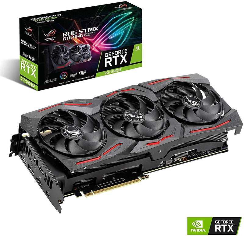 ASUS ROG Strix GeForce RTX 2080 Super Advanced Overclocked 8G GDDR6 HDMI DP 1.4 USB Type-C Gaming Graphics Card (ROG-STRIX-RTX-2080S-A8G)