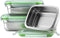 Klee Utensils 3-Piece Reusable Stainless Steel Food Storage Containers
