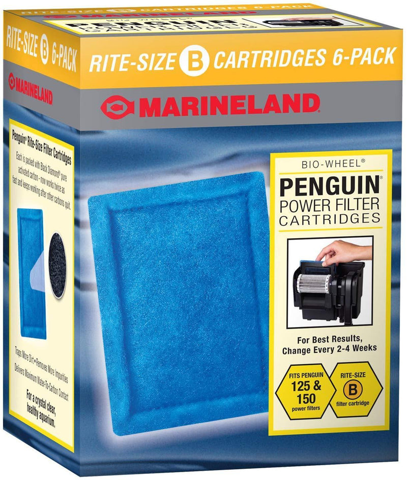 Marineland Penguin Power Filter Cartridges, Rite-Size B