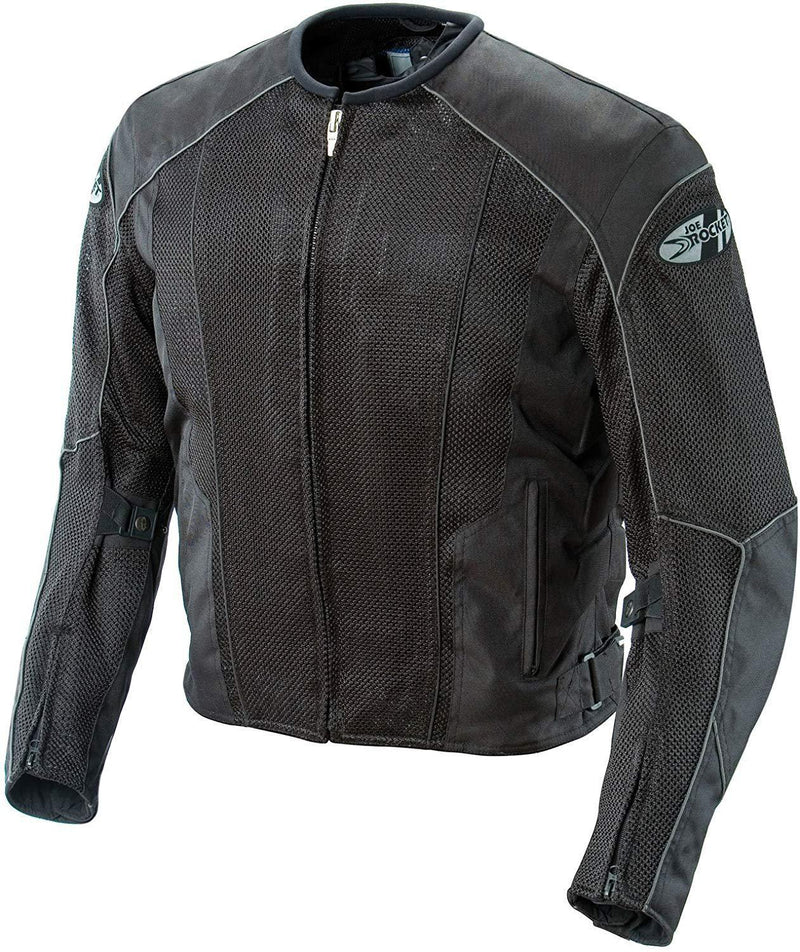 Joe Rocket Phoenix 5.0 Men's Mesh Motorcycle Riding Jacket (Black/Black, Medium)