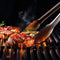 Odin Grill 4-Piece Stainless Steel BBQ Grill Set - 18 Inch Rustproof Grilling Accessories - Barbecue Tool Kit With Rubber Handles - Barbeque Utensils Sets For Men - Spatula Fork Tongs Basting Brush