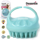 Desentie Hair Scalp Massager Exfoliating Personal Massager Brush With Silicone Spikes for Shampoo Scrubbing and Stimulating Hair Growth Green
