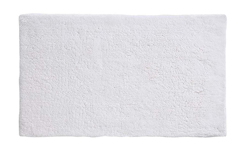Grund Certified 100% Organic Cotton Reversible Bath Mat, Puro Series, 24-Inch by 40-Inch, White