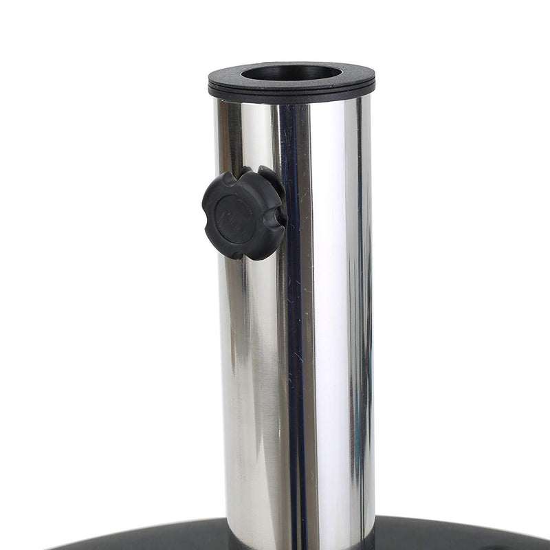 Christopher Knight Home 300413 Hercules 88lbs Umbrella Base w/Wheels & Stainless Steel Pole Handle