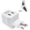 Ceptics CTU-16 USA to Australia, New Zealand, China Travel Adapter Plug with Dual USB - Type I - Dual Inputs - Ultra Compact