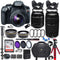 Canon EOS Rebel T6 DSLR Camera with 18-55mm IS II Lens Bundle + Canon EF 75-300mm f/4-5.6 III Lens and 500mm Preset Lens + 32GB Memory + Filters + Monopod + Spider Tripod + Professional Bundle