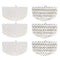 Paros Products 6 - Pack Washable/Reusable Steam Mop Pad Replacements (Quality Certified) for Bissell PowerFresh 1940 1440 1544 Series; Model 19402, 19404, 19408, 1940A, 1940Q, 1940T,...