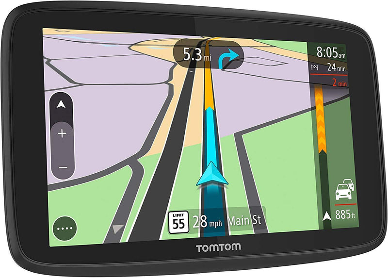 Car GPS Navigation 5 Inch Display TomTom Go 52 with WiFi, Lifetime Maps and Traffic, Siri and Google Now Compatible, Hands-Free Calling and Smartphone Messaging