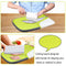 Elegant House Plastic Cutting Board with Juice Groove, 15x11x0.9 Inch Reversible Non-Slip Kitchen Chopping Board Mat for Food Prep, Dishwasher Safe, Anti-Microbial