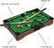 Mini Tabletop Pool Set- Billiards Game Includes Game Balls, Sticks, Chalk, Brush and Triangle-Portable and Fun for the Whole Family by Hey! Play!