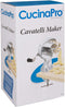 CucinaPro Cavatelli Maker Machine w Easy Clean Rollers- Makes Authentic Gnocchi, Pasta Seashells and More- Recipes Included