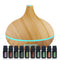 Pure Daily Care Ultimate Aromatherapy Gift Set - Ultrasonic Diffuser & Top 10 Essential Oils - 350ml Diffuser with 4 Timer & 7 Ambient Light Settings - Therapeutic Grade...
