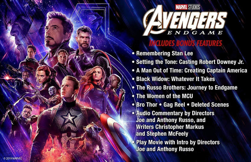 Avengers Endgame 2019  Region Free