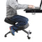 Ergonomic Kneeling Chair Home Office Chairs Thick Cushion Pad Flexible Seating Rolling Adjustable Work Desk Stool Improve Posture Now & Neck Pain - Comfortable Knees and Straight Back