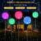 EPIC GADGET Solar Garden Lights Outdoor, Upgraded Magic Globe Powered Garden Light, Multi-Color Changing LED Solar Stake Lights for Patio Backyard Pathway Party Decoration (2 PCS)