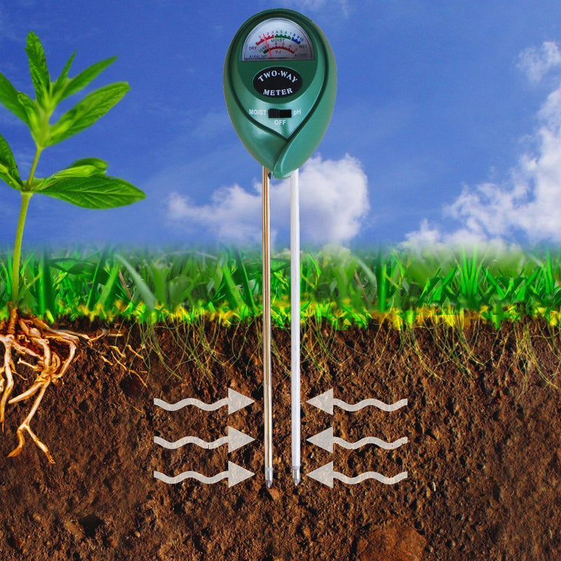 Soil Moisture Sensor Meter, MoonCity 2-in-1 Soil PH acidity Tester, Plant Tester, Great For Garden, Farm, Lawn, Indoor & Outdoor (No Battery needed)