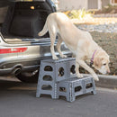 Petstep Gray Folding 2 Step Dog Assist by Range Kleen