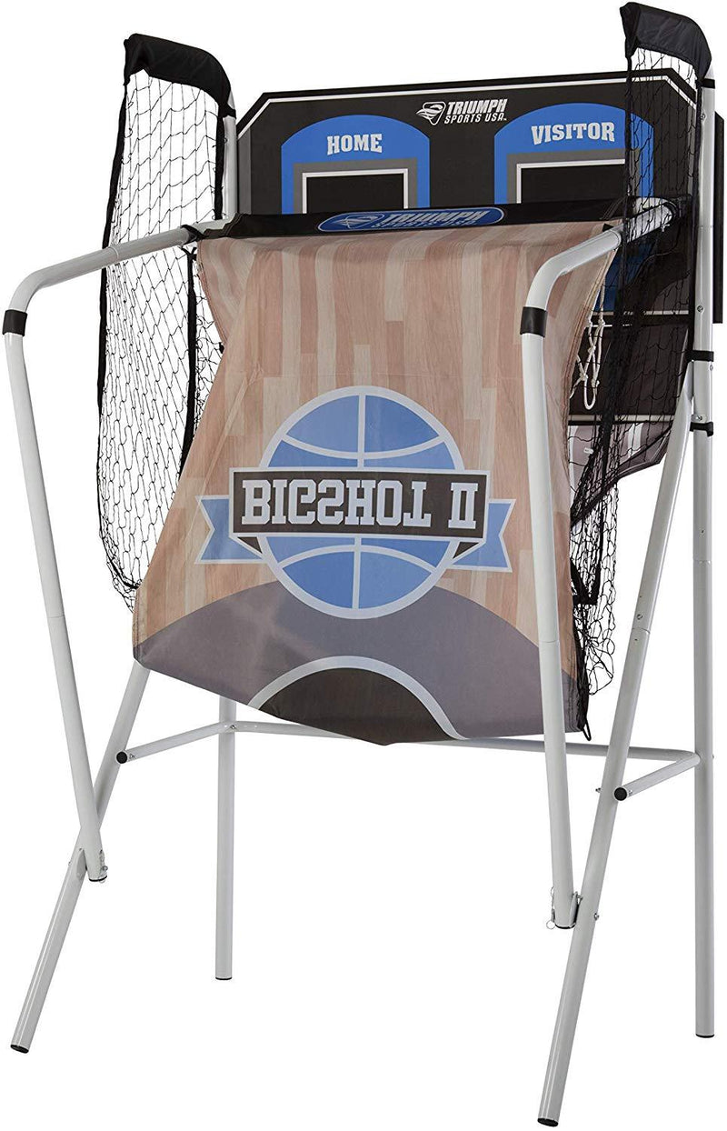 Triumph Big Shot II Double Shootout Basketball Game with LED Electronic Scorer and Time Clock for 8 Different Games