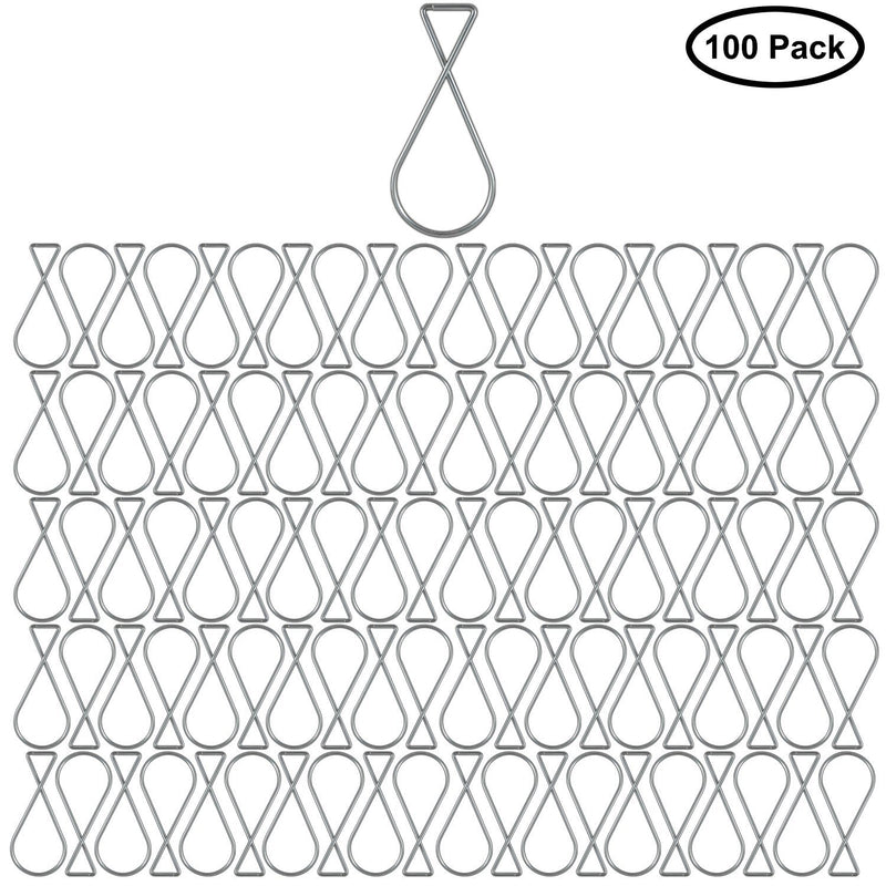 ATLIN Ceiling Hooks (100 Pack) - Drop Ceiling Clips Great for Wedding Decorations and Classroom Decorations - T-Bar Clip fits Drop Ceilings, Suspended Ceilings, Tile Ceiling, and Grid Ceiling