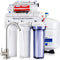 iSpring RCC7AK-UV 75GPD 7-Stage Under-Sink Reverse Osmosis RO Drinking Water Filtration System with Alkaline Remineralization Filter and UV Sterilizer