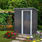 DOIT 5'x3'x6' Outdoor Metal Garden Storage Shed,Outdoor Tool House Heavy Duty Sliding Door