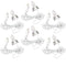 Set of 6 Darice 6402 Accessory Cord with 1 Lights, 6-Feet, White