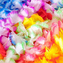 Nehearte Hawaiian Leis Party Decorations - Tropical Hawaii Silk Flower Necklace 50 PCs Luau Beach Pool Party Theme Accessories - for Birthday Party Holiday Favors