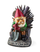 Big Mouth Inc. Game of Gnomes Garden Gnome – Comical Garden Gnome, Hand-Painted Weatherproof Ceramic Lawn Gnome, Makes a Great Gift, 9.5” Tall