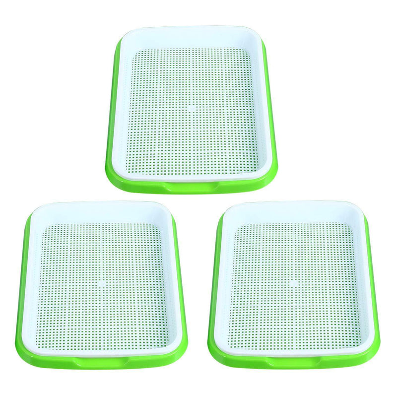 Homend Seed Sprouter Tray, 5 Pack Seed Germination Tray BPA Free Nursery Tray for Seedling Planting Great for for Garden Home Office